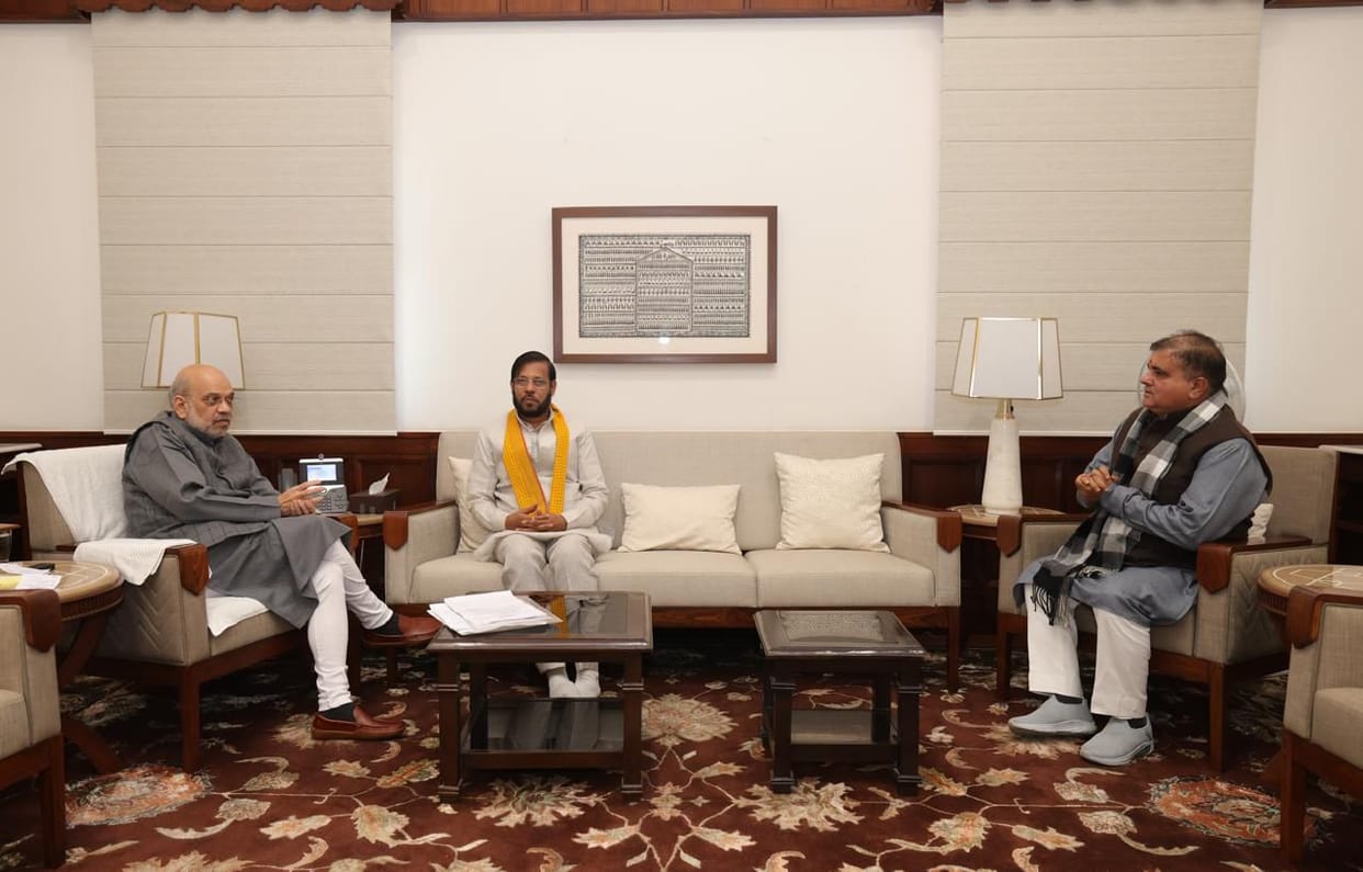 Uttarakhand BJP Mahendra Bhatt met Amit Shah amidst discussions of becoming state president again
