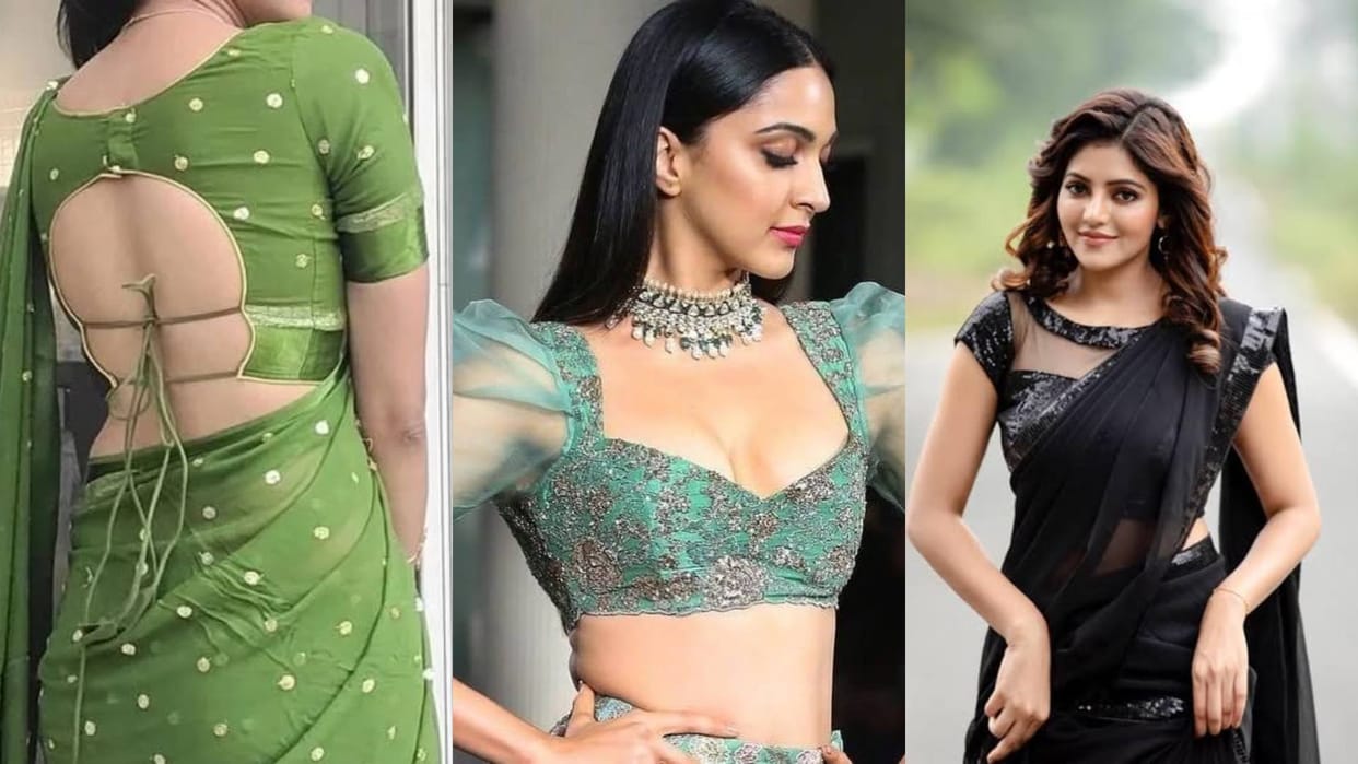 Unique Blouse Designs If you are fond of wearing this then try this unique blouse design now disprj