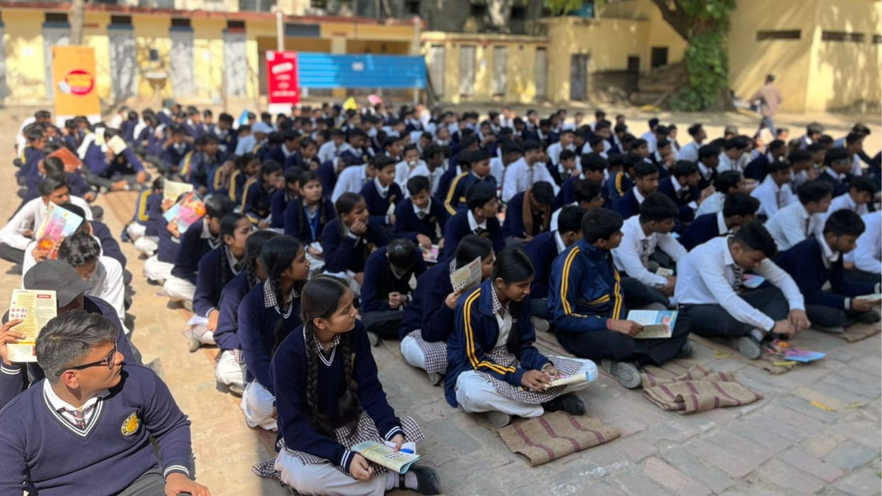 UP Board Exam 2025 Psychologists suggestions to students in DAV Inter College for stress free examination