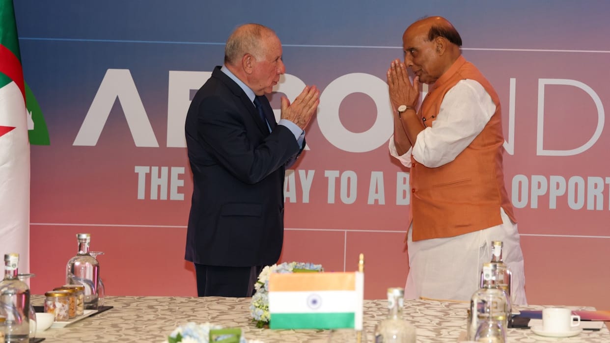Rajnath Singh holds bilateral meetings with Defence Ministers of Tanzania, Zambia and Algeria