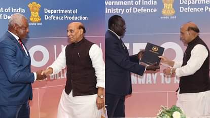 Defence Minister Rajnath Singh meets counterparts from Fiji and South Sudan in Bengaluru