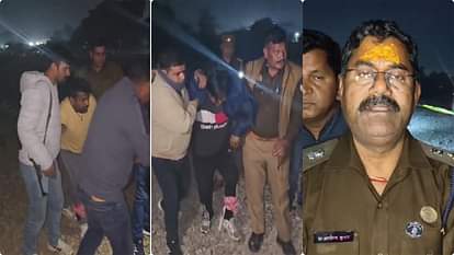 Police encounter with thugs three shot in the leg Brajwasi had cheated the servant of a sweet seller