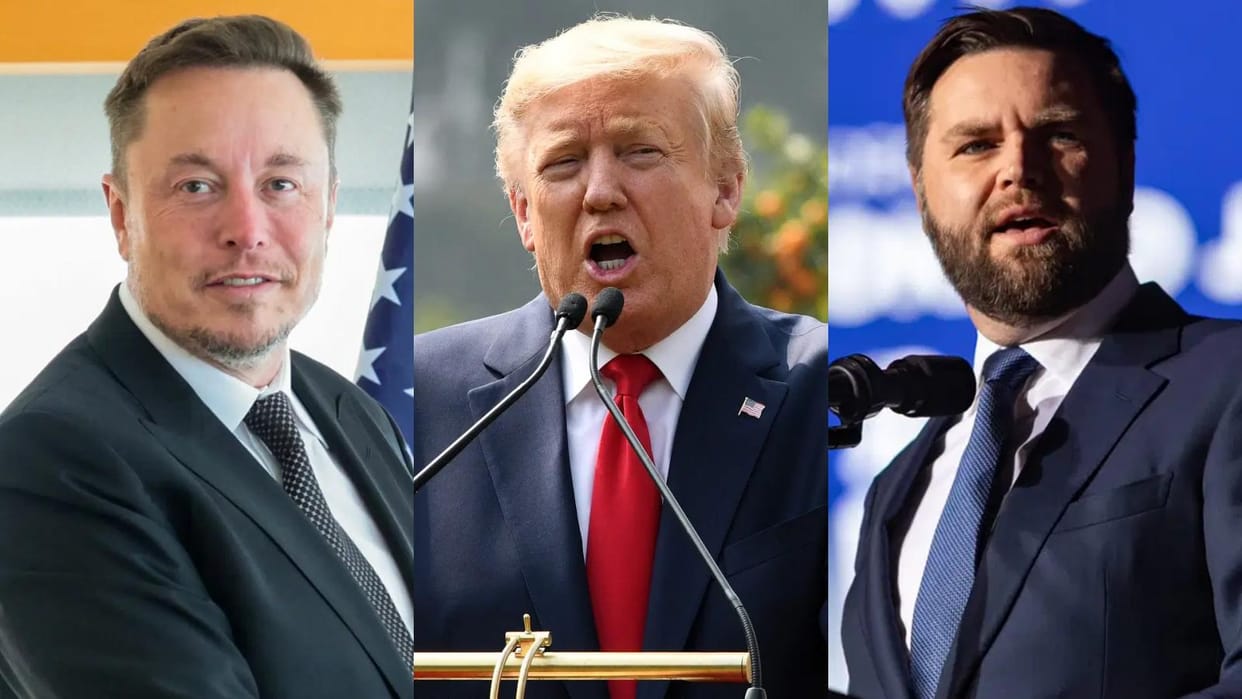 US Politics Legal challenge to Trump decisions Vice President Vance Elon Musk question US courts authority