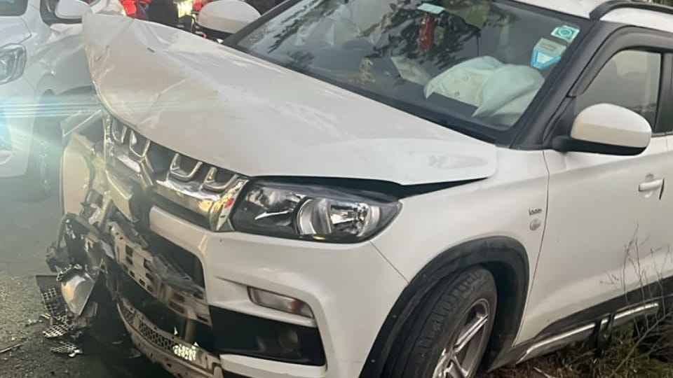 Accident in panchkula barwala ambala highway