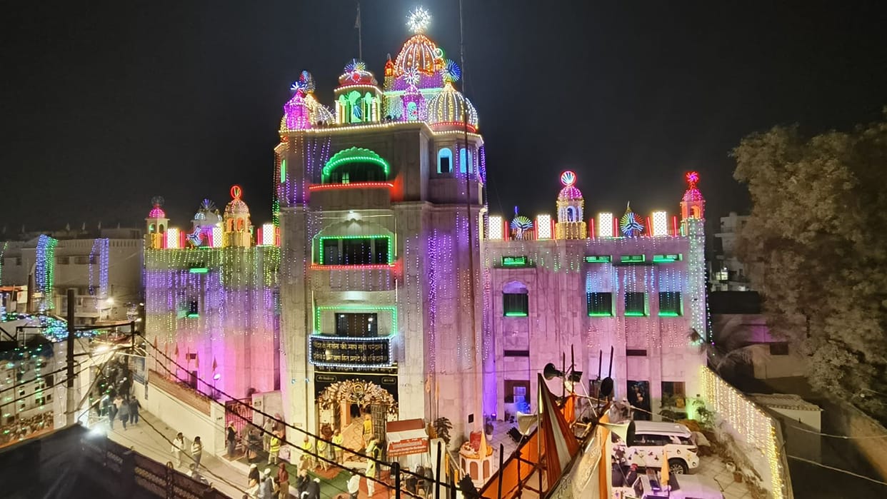 Ravidas Jayanti 2025 celebration with decorated birthplace in varanasi