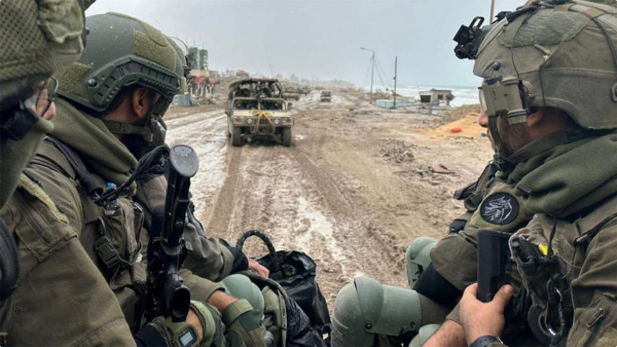 Israeli troops deploy to new security corridor across southern Gaza