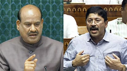 ओम बिरला, लोकसभा अध्यक्ष / दयानिधि मारन, द्रमुक सांसद