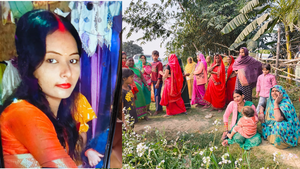 The accused husband, who was absconding after killing his wife in Gorakhpur, surrendered