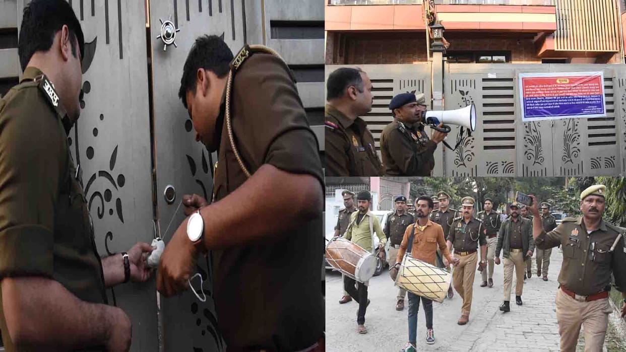 Kanpur: Police arrived beating drums and seized Avnish Dixit's house