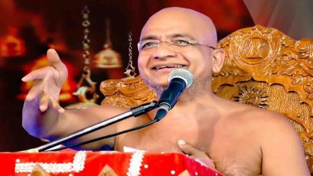 Acharya Prasanna said Educated people trapped in materialism are committing more suicides
