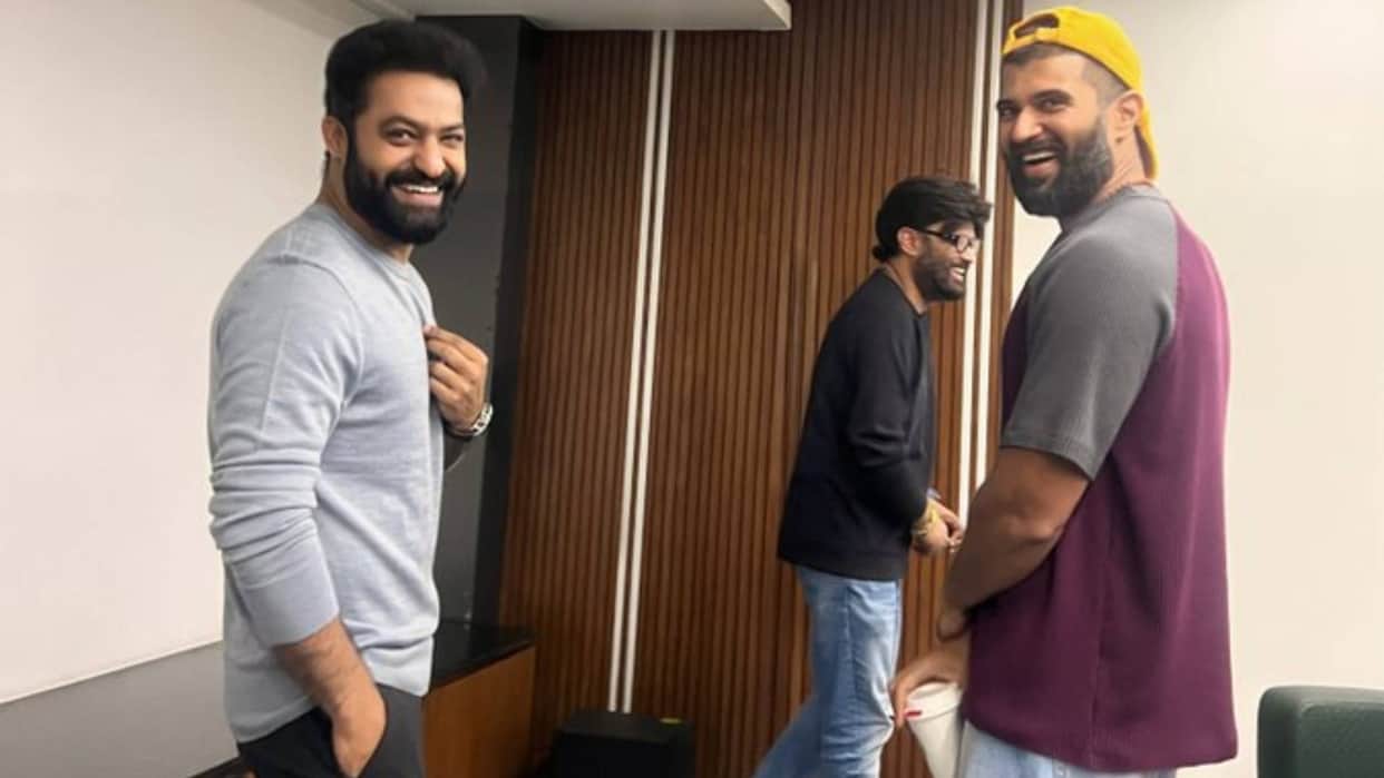 Jr NTR lends voice for Vijay Deverakonda VD 12 Telugu teaser releasing on 12 February Naga Vamsi shares pics