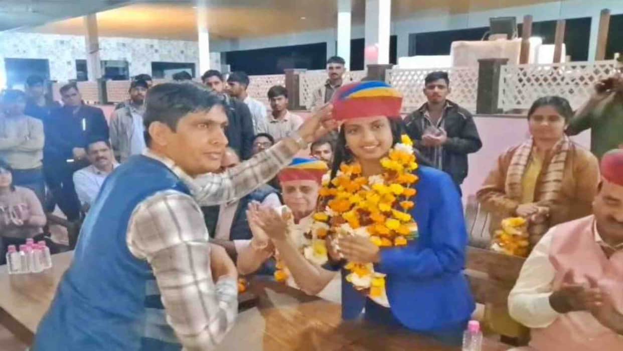 Nagaur News: Kho-kho World Cup winner Nirmala Bhati gets a grand welcome in Rajasthan