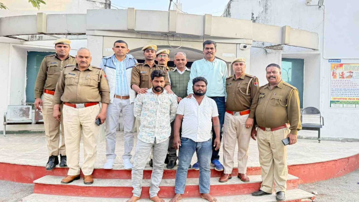 Udaipur News: A watchman was killed by throwing stones in a dispute over a torch