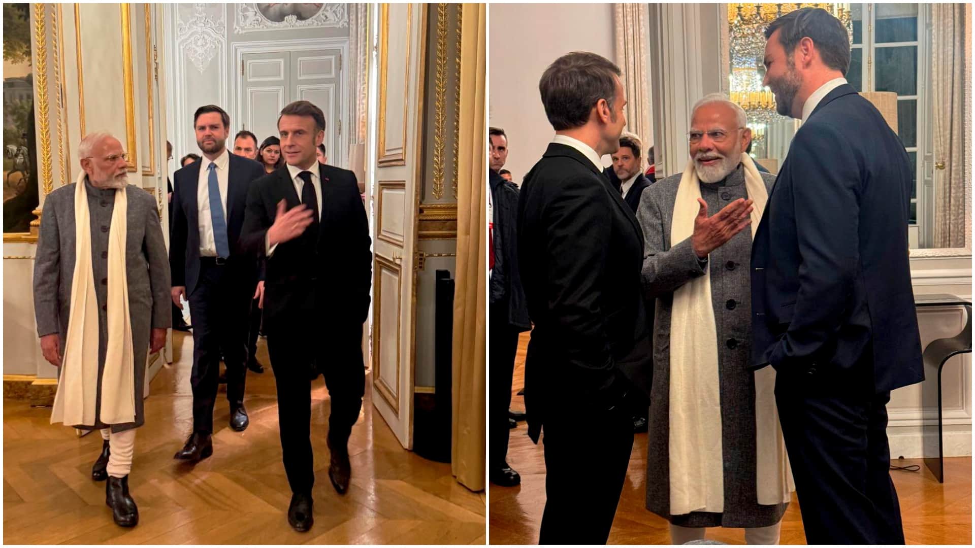 PM Modi Paris Visit: Macron welcomed Narendra Modi in France with hug said you are welcome my friend