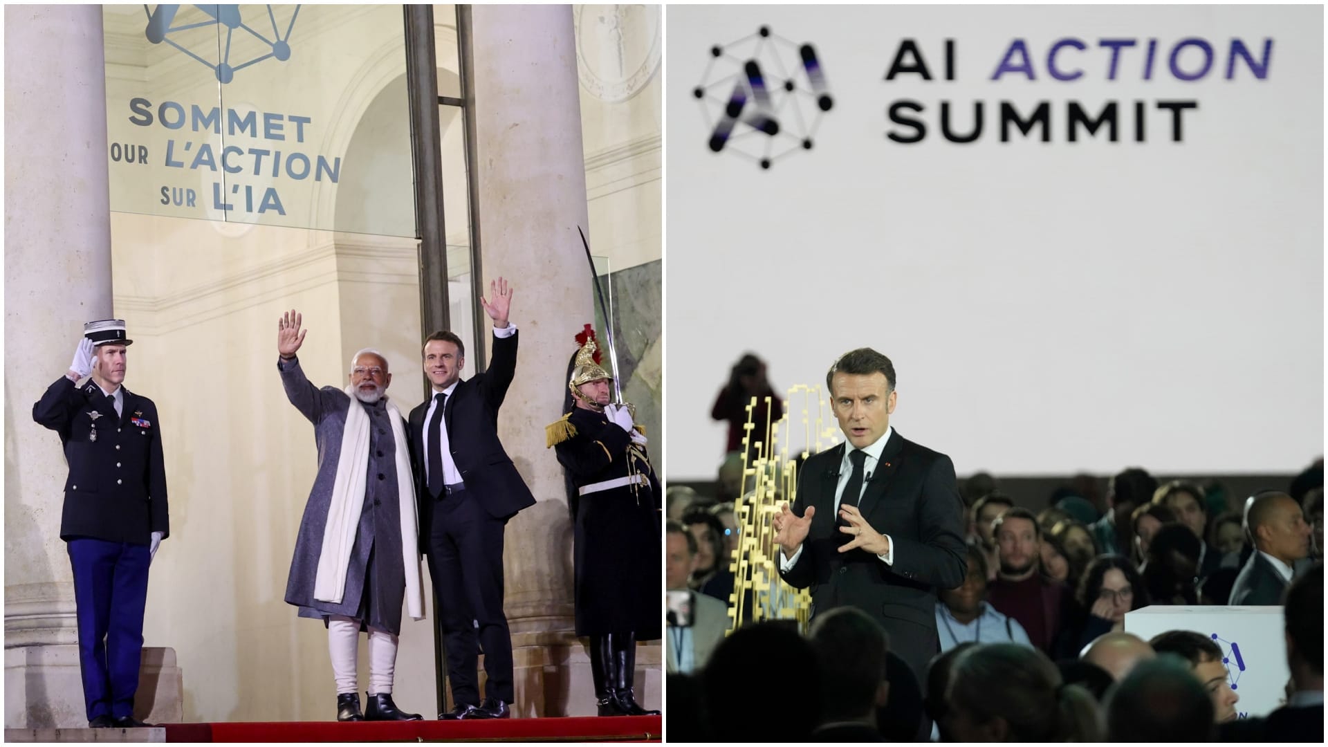 PM Modi Paris Visit: Macron welcomed Narendra Modi in France with hug said you are welcome my friend