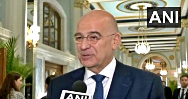 Greece Defence Minister Nikos Dendias Indian military presence in Mediterranean Red Sea
