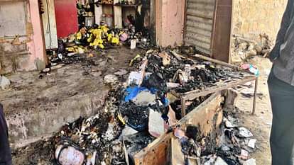 Balotra News: बालोतरा में किराणा दुकान में भीषण आग, दो घंटे में दमकल ने बुझाई, लाखों का हुआ नुकसान Balotra News: Huge fire in grocery shop in Balotra