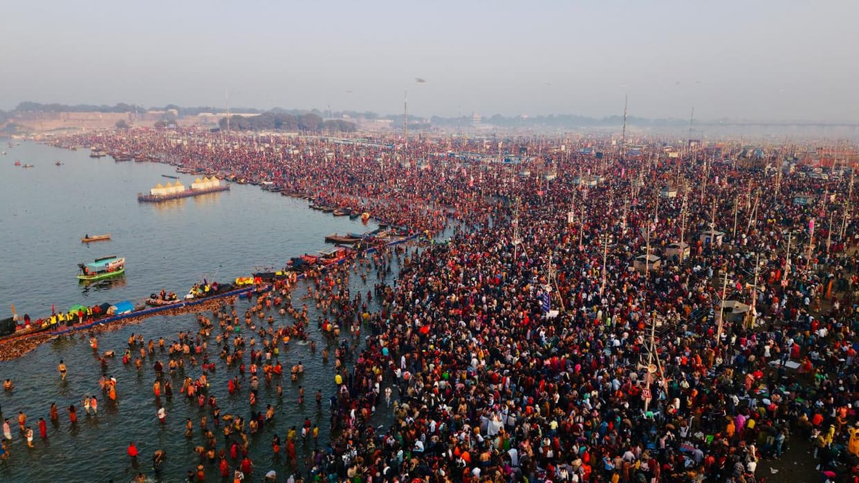 Mahakumbh: CM Yogi congratulated the people of the state on the bath of Magh Purnima, congratulated the sain