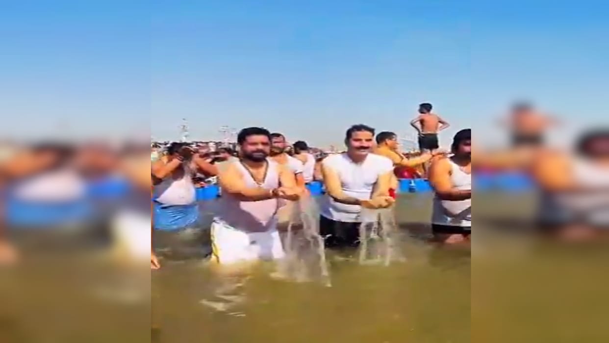 Mahakumbh: Bahubali given 'VIP protocol' in Mahakumbh, video goes viral, SP raises questions