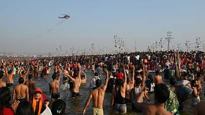 MahaKumbh 2025 Prayagraj Devotees throng Triveni sangam on Magh Purnima see PHOTOS