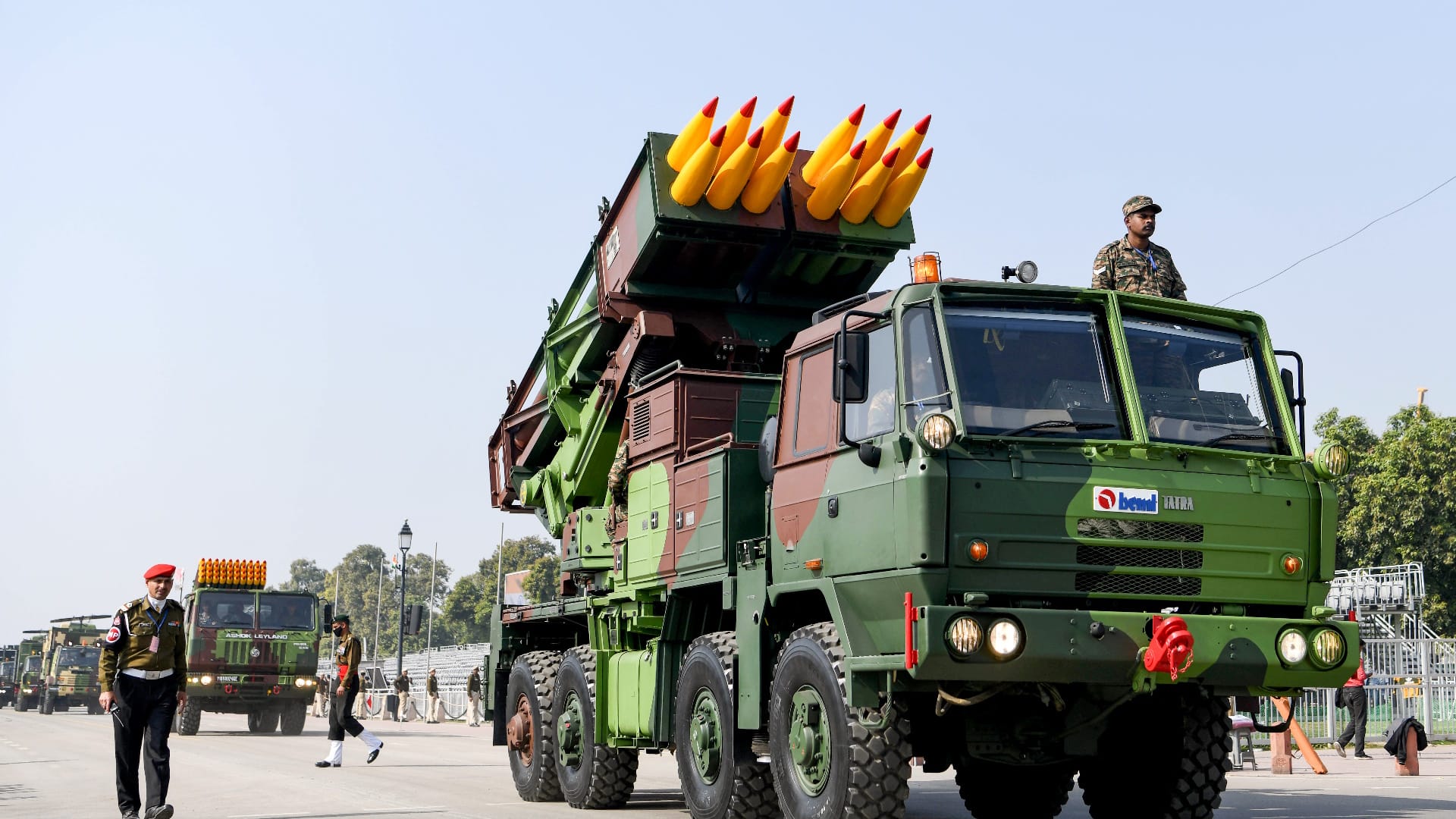 PM modi pitch for Pinaka multi-barrel rocket launchers during bilateral discussions with French