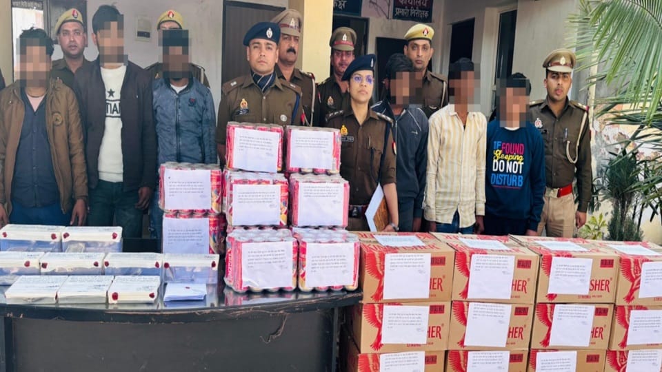 Six criminals arrested for robbing beer factory