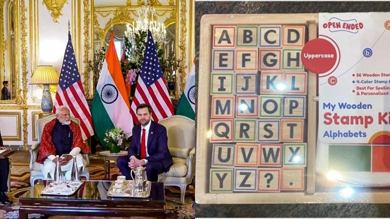 PM Modi gave a wooden alphabet set to JD Vance's daughter, understand why this gift is special World News