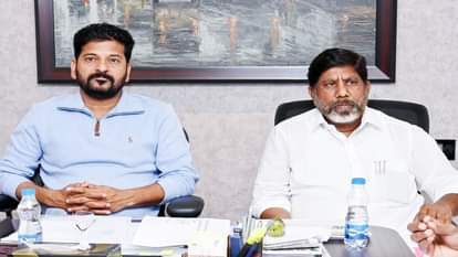 तेलंगाना के सीएम रेवंत रेड्डी और डिप्टी सीएम उपमुख्यमंत्री मल्लू भट्टी विक्रमार्क