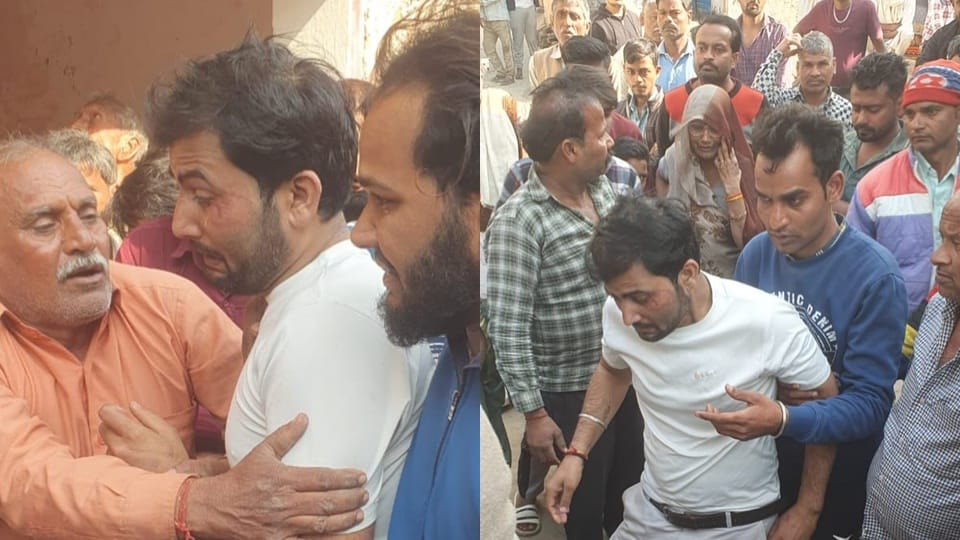 Amroha: Father burst tears after seeing bodies two innocent children, said- my everything is destroyed