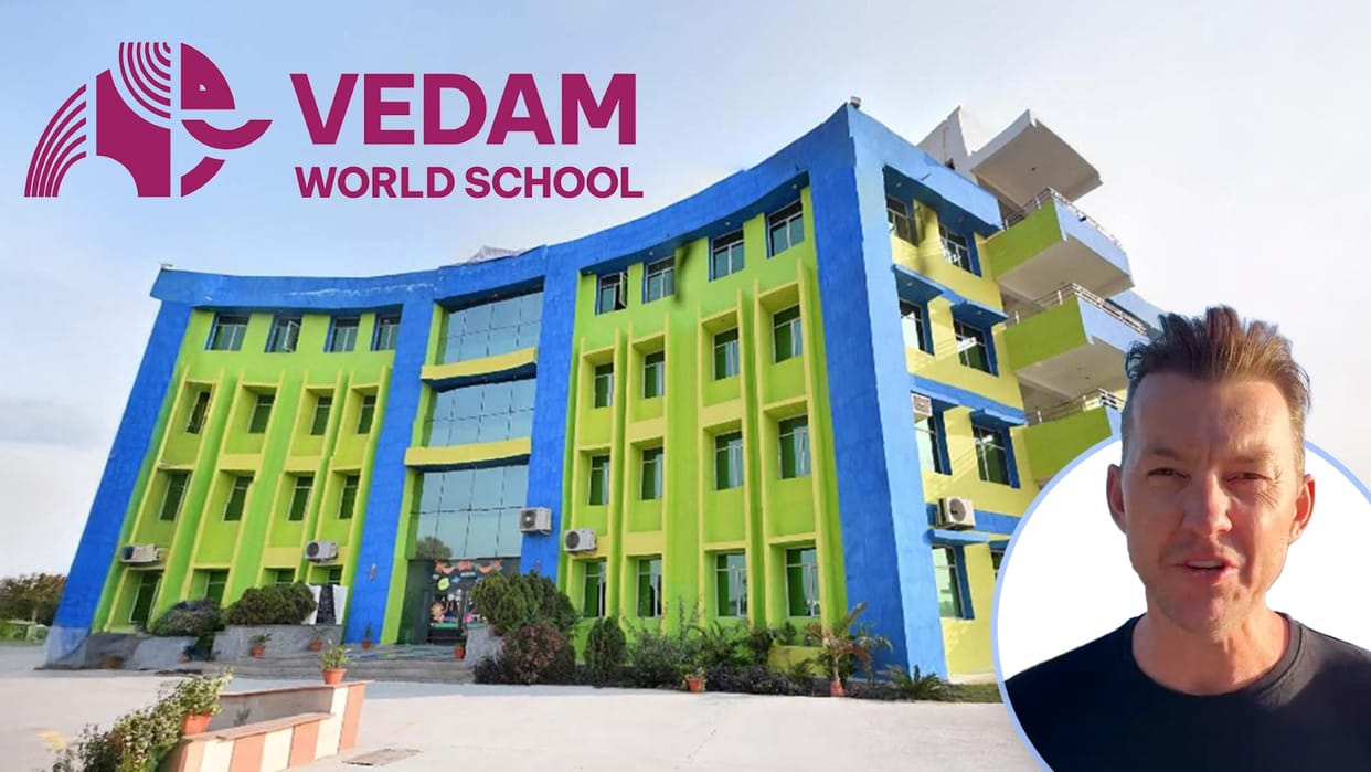 Former australian cricketer Brett Lee will inaugurate the Sitapur Road campus of Vedam World School