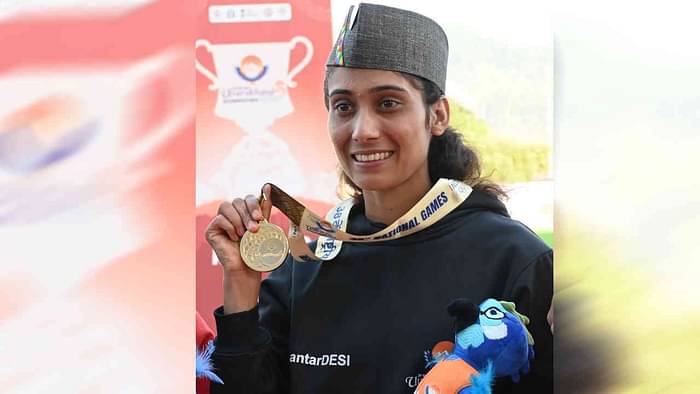 Ankita Dhyani new sensation of athletics won two gold and one silver medal for Uttarakhand National Games 2025