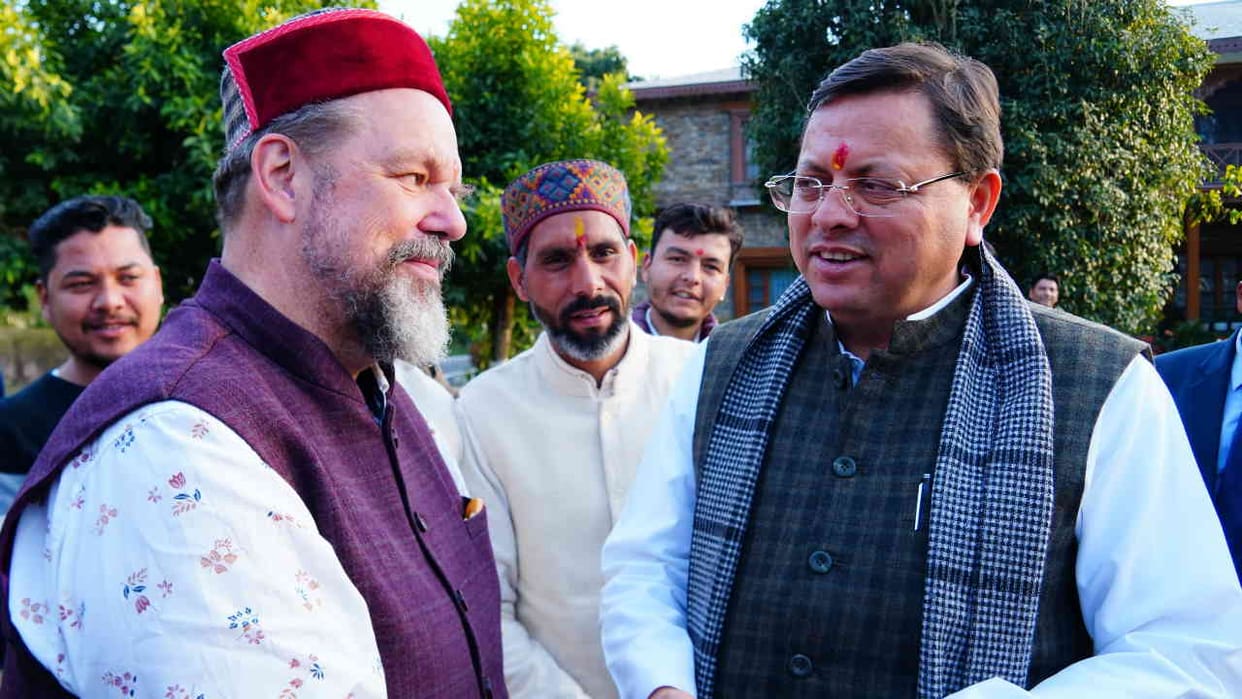 Arnold Dix met CM Dhami Tunnel expert silkyara tunnel accident uttarakhand international tunnel expert