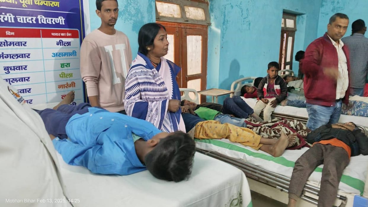 Bihar Big negligence health department Motihari more than 30 children have fallen ill consuming Albendazole
