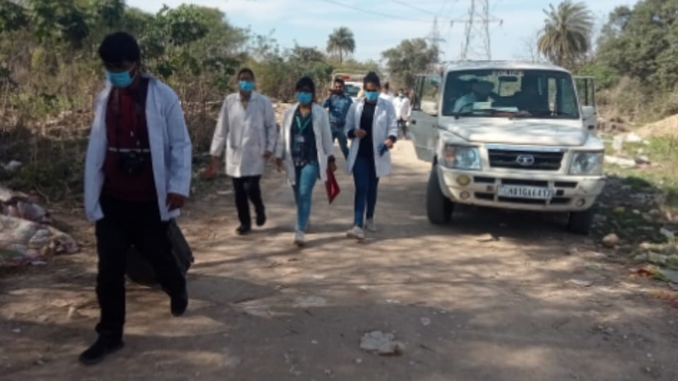 Burnt body found in garbage in forest near Sector 39 chandigarh