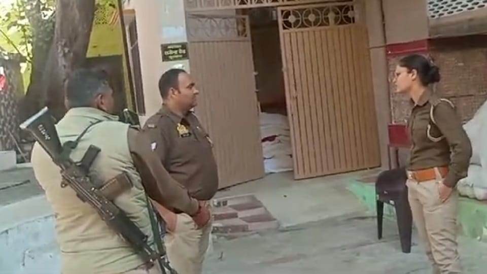 Income Tax Department team camping outside Gutkha trader s shop overnight in Jhansi