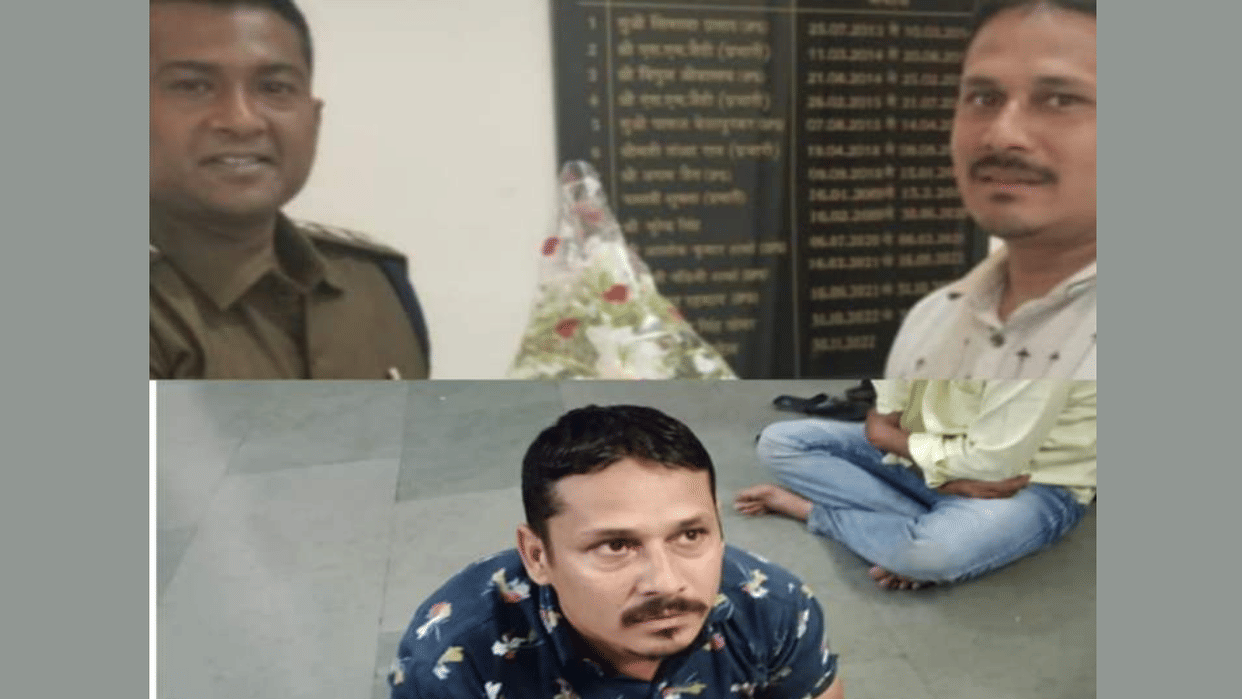 Indore News ACP's Welcome Turns Controversial as Notorious Gambler Gifts Bouquet, Viral Photo Sparks Outrage