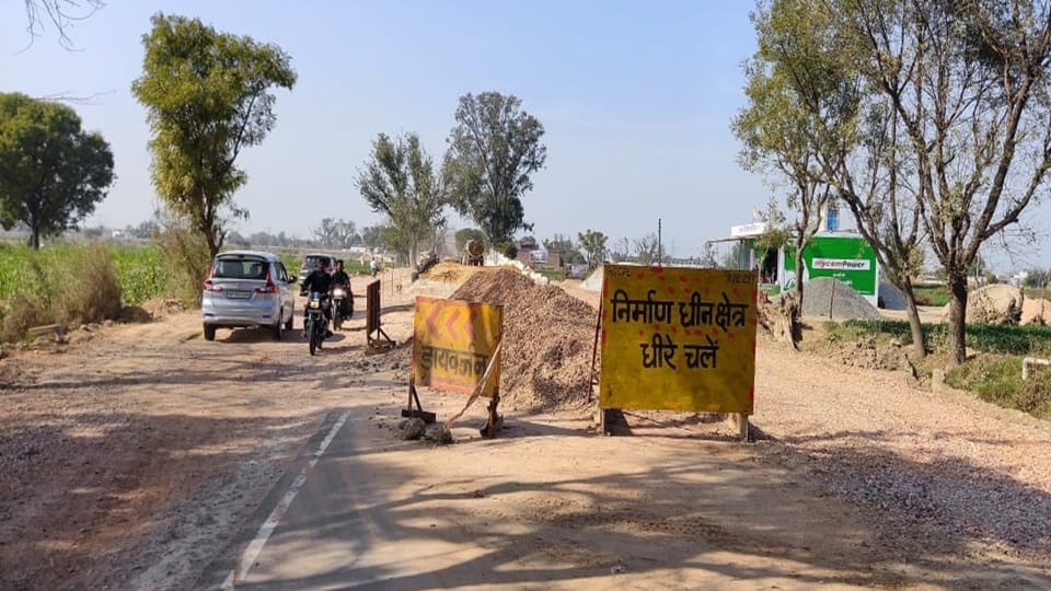 Construction of overbridge on railway crossing will be completed soon