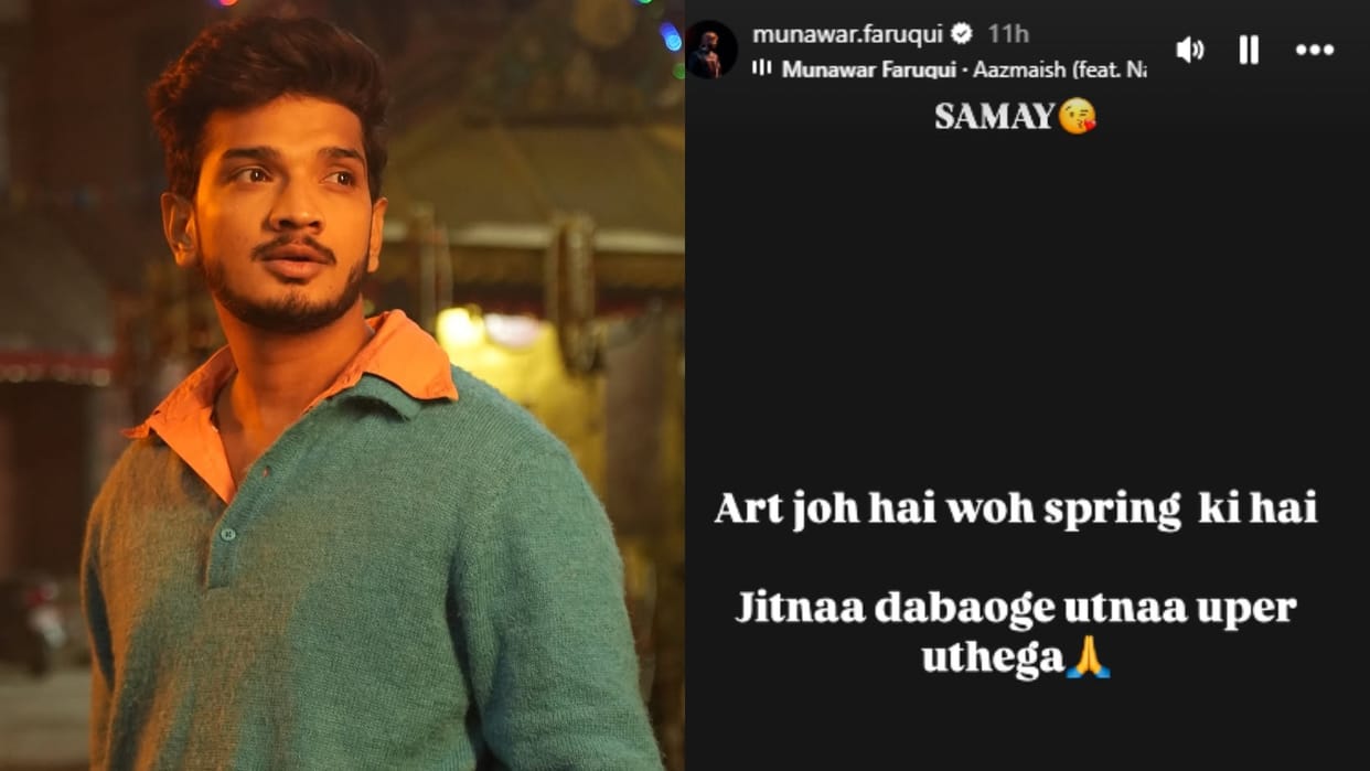 Munawar faruqui supports samay raina for indias got latent show controversy on social media