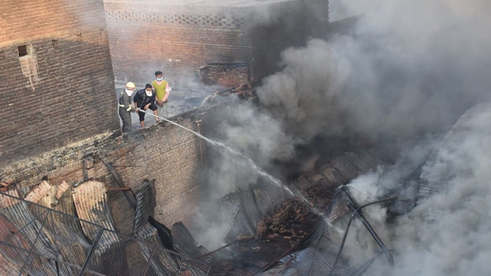 Moradabad fire: Neighbors became angels for watchman family, woman said, my brother trapped inside