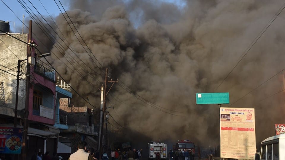Moradabad fire: Neighbors became angels for watchman family, woman said, my brother trapped inside