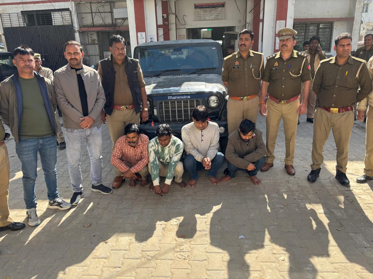 Thieves stole Thar from outside the hotel police caught them on the way