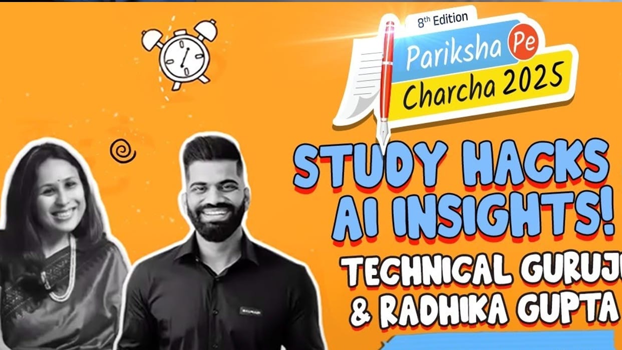 Pariksha Pe Charcha 2025: From technology to finance… Technical Guruji and Radhika Gupta Give tips to students