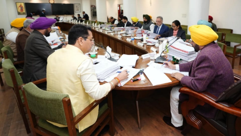 Punjab Cabinet meeting today early release of prisoners new mining policy
