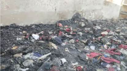 Karauli: Massive Fire Engulfs Clothing Showroom in Hindaun, Lakhs Lost, Major Tragedy Averted