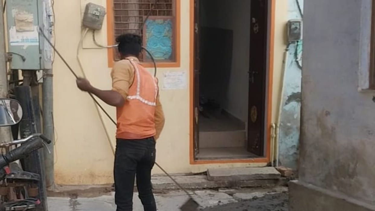 Varanasi Deadline expires only 309 out of 386 drains cleaned approximately 20 percent work remains incomplete