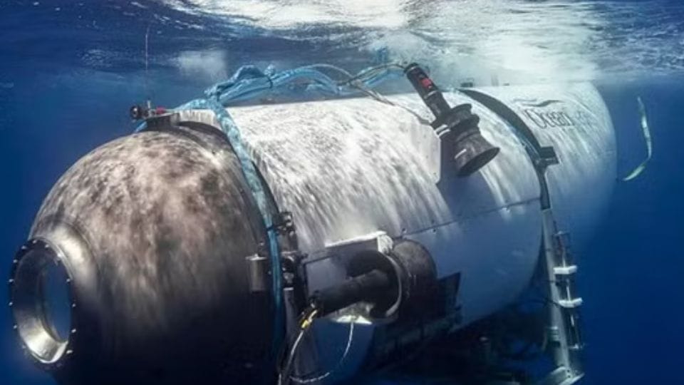 US Coast Guard releases recording that appears to be audio of Titanic submersible implosion