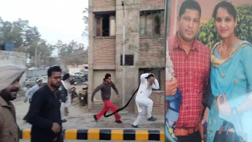 Pregnant woman her husband dies after car hit scooty in Moga