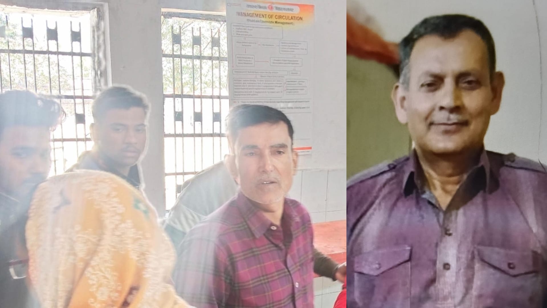 Bihar News : Father died in road accident news saran bihar police siwan bihar