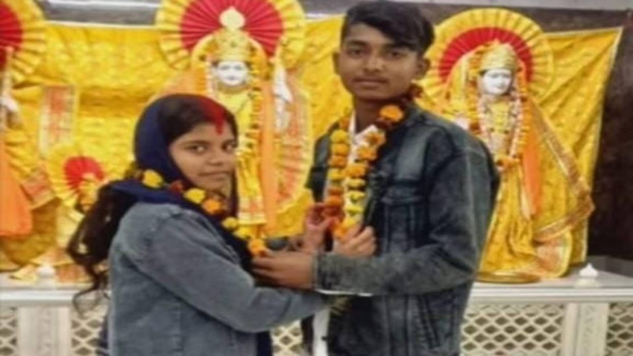 Love Affair Muzaffarpur minor boy girl got married in an inter-caste manner both absconded after people angry