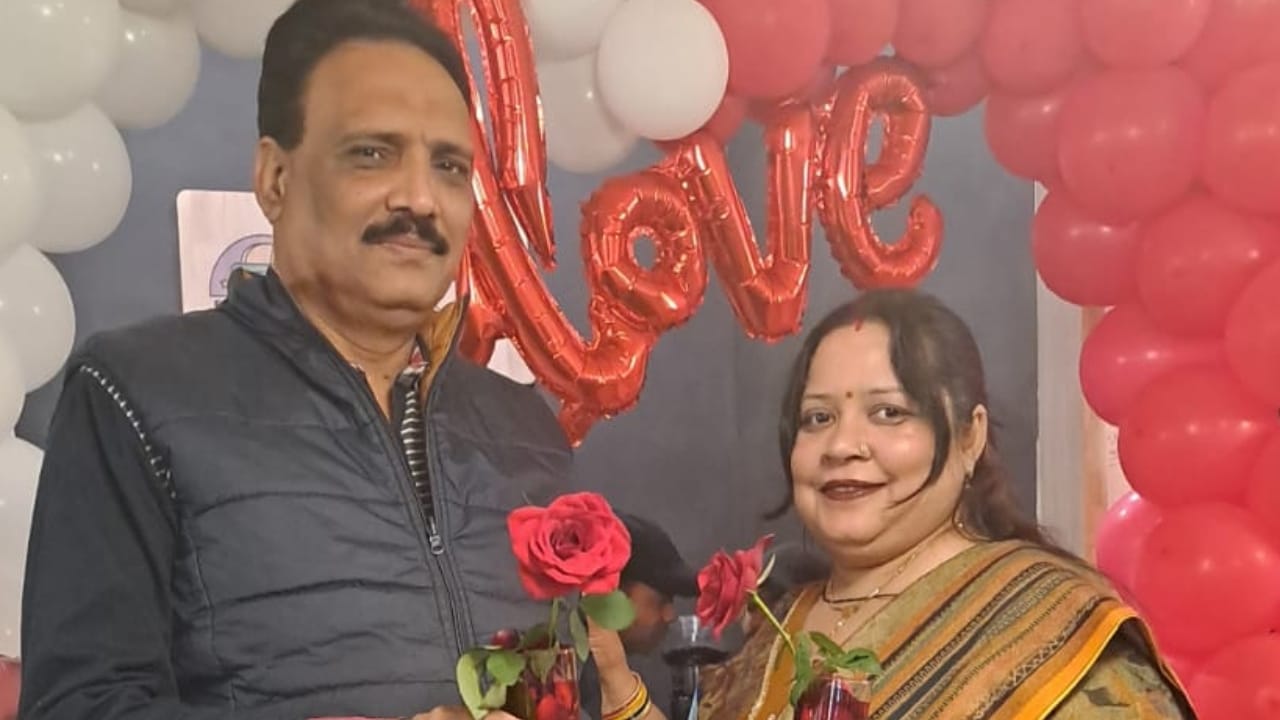 Valentines Day couple found the path of progress with love and trust